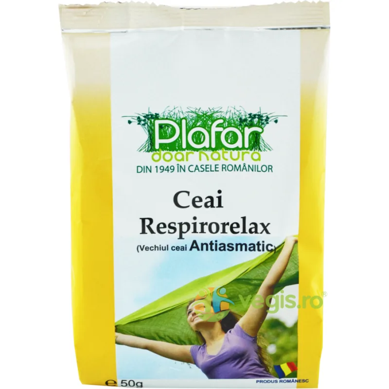 Ceai Respirorelax 50g PLAFAR — preț și oferte