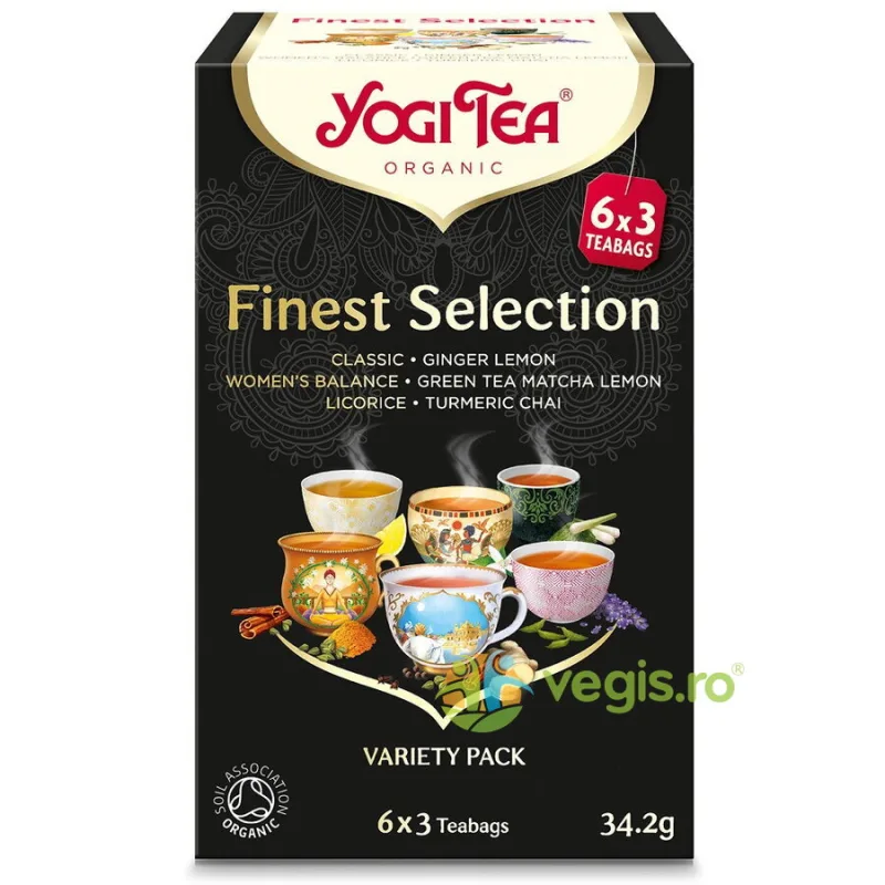 Selectie de Ceaiuri Finest Selection Ecologica/Bio 18dz YOGI TEA — preț și oferte