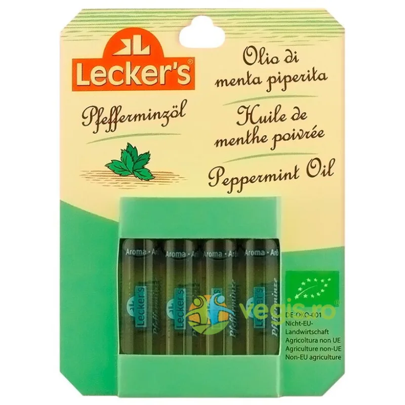 Ulei de Menta Ecologic/Bio 4x2ml LECKER,S — preț și oferte