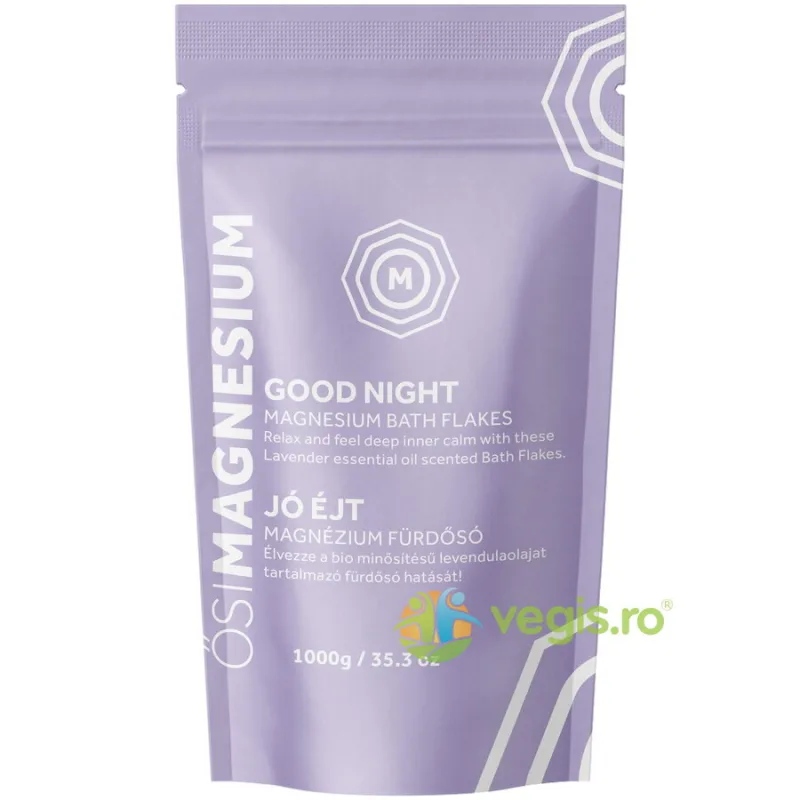 Fulgi de Baie cu Magneziu si Lavanda Good Night 1kg OSIMAGNESIUM — preț și oferte