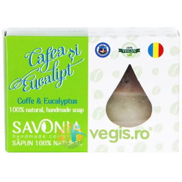 Sapun cu Cafea si Eucalipt 90g SAVONIA — preț și oferte