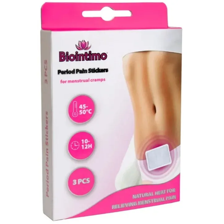 Plasture Cald pentru Dureri Menstruale 3buc BIOINTIMO — preț și oferte