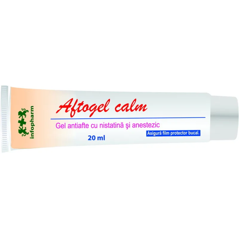 Aftogel Calm cu Nistatina si Anestezic 20ml infopharm — preț și oferte