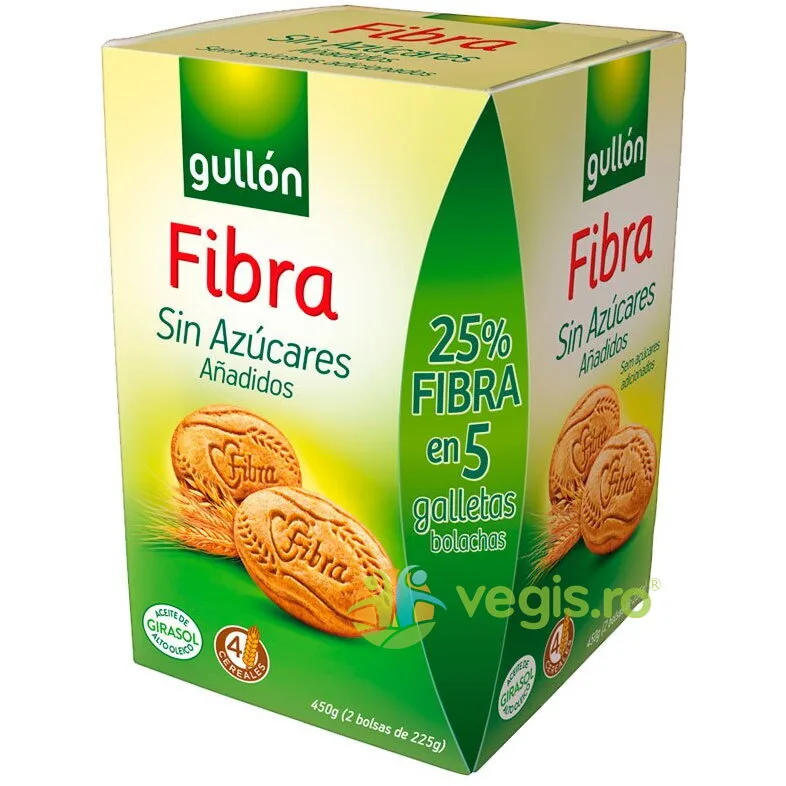 Biscuiti cu Fibre fara Zahar Adaugat 450g GULLON — preț și oferte