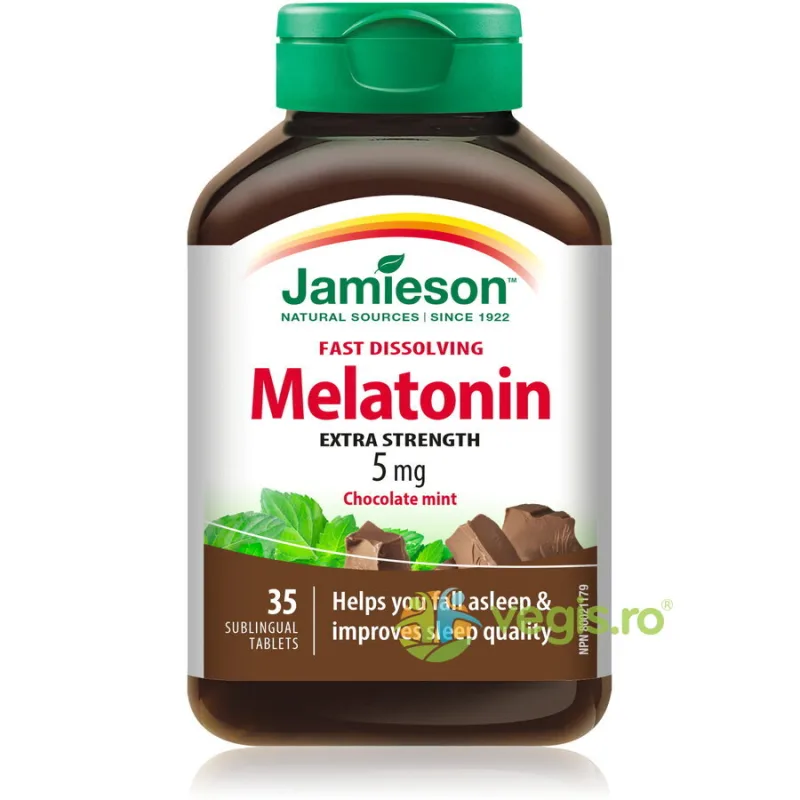 Melatonina 5mg 35cpr sublinguale JAMIESON LABORATOIRES — preț și oferte