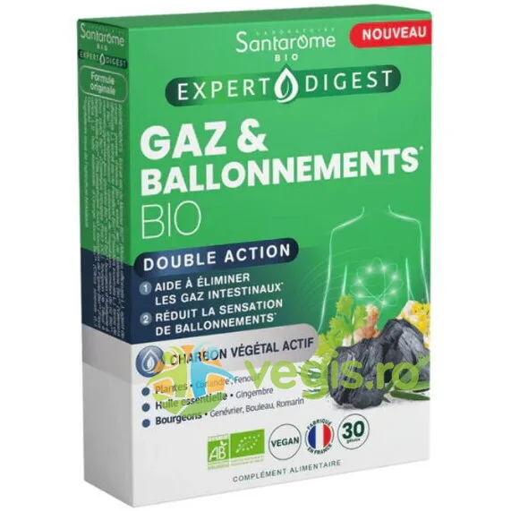 Gaze si Balonare Ecologic/Bio 30cpr SANTAROME — preț și oferte