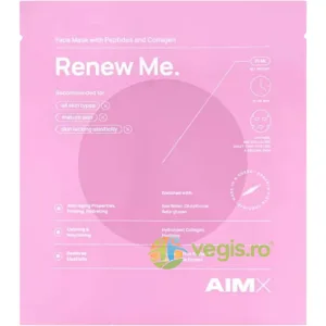 Masca cu Peptide, Colagen Hidrolizat si Acid Hialuronic Renew Me 25ml