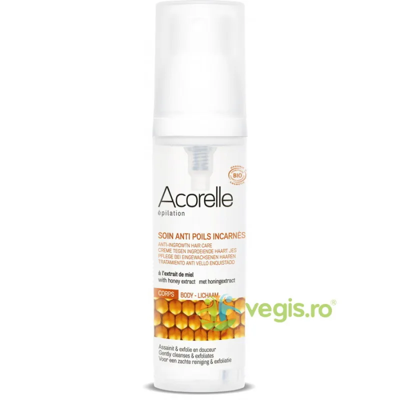 Tratament Impotriva Firelor de Par Crescute sub Piele cu Extract de Miere Bio 50ml ACORELLE — preț și oferte