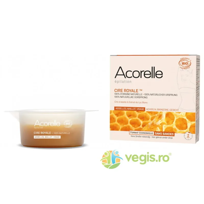 Ceara Depilatoare pentru Fata, Axila si Zona Inghinala cu Rasina de Pin si Extract de Crin Alb Bio 100g ACORELLE — preț și oferte