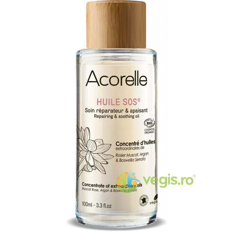 Ulei SOS dupa Epilare pentru Fata si Corp cu Ulei de Argan si Muscata Rosie Bio 100ml ACORELLE — preț și oferte