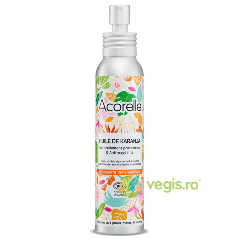 Ulei de Karanja pentru Corp Impotriva Imbatranirii Pielii Expuse la Soare Bio 100ml ACORELLE — preț și oferte