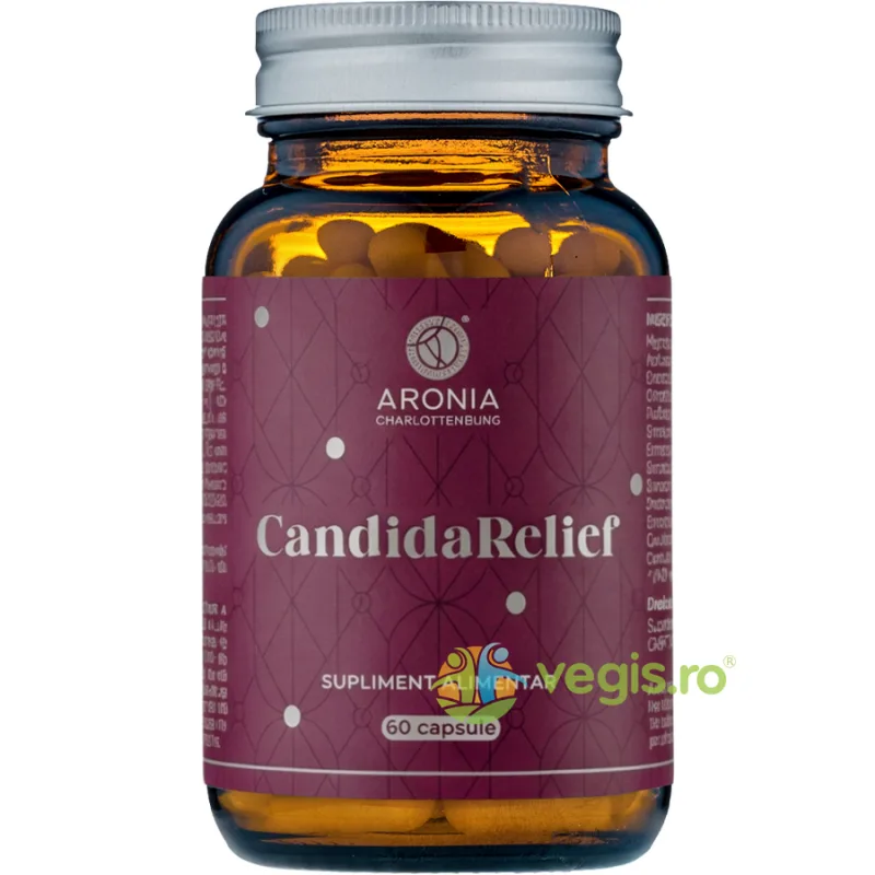 Candida Relief pentru Diminuarea Candidei, Refacerea Florei Intestinale si Sustinerea Digestiei 60cps Aronia Charlottenburg — preț și oferte