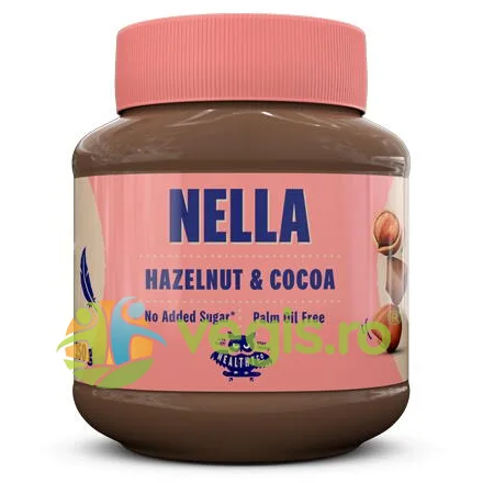 Crema Tartinabila cu Alune de Padure fara Zahar Nella 350g — preț și oferte