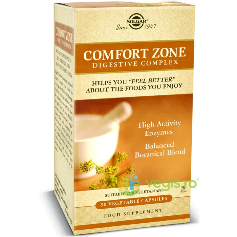 Comfort Zone Digestive Complex 90cps Vegetale SOLGAR — preț și oferte