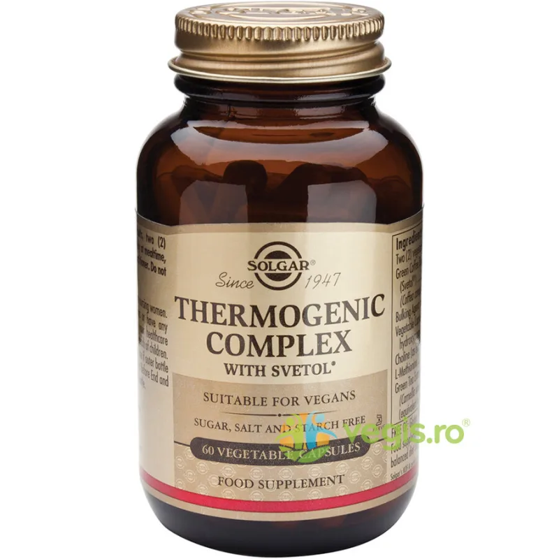 Thermogenic Complex 60cps Vegetale SOLGAR — preț și oferte