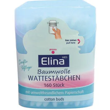 Betisoare de Urechi din Bumbac 160buc ELINA MED — preț și oferte