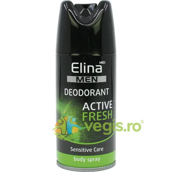 Deodorant Spray pentru Barbati Active Fresh 150ml ELINA MED — preț și oferte