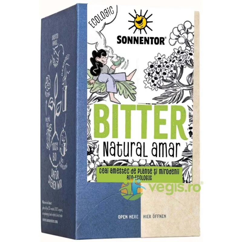 Ceai Bitter Natural Amar 18dz SONNENTOR — preț și oferte