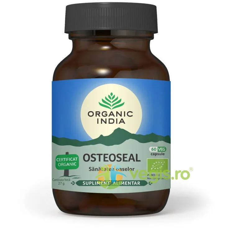 Osteoseal (Sanatatea Oaselor) Ecologic/Bio 60cps vegetale ORGANIC INDIA — preț și oferte