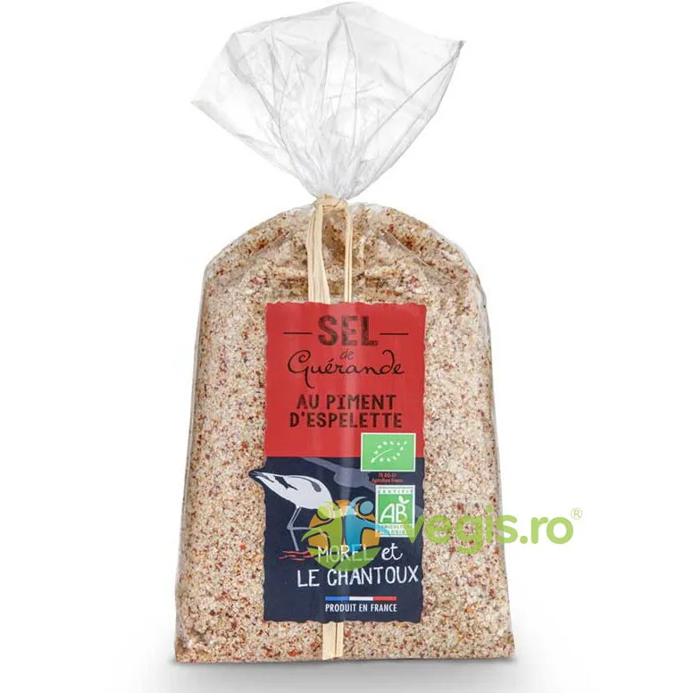 Sare de Mare cu Ardei Iute Espelette Ecologica/Bio 250g MOREL ET LE CHANTOUX — preț și oferte