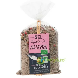 Sare de Mare cu Piper si Boabe de Piper Roz Ecologica/Bio 250g
