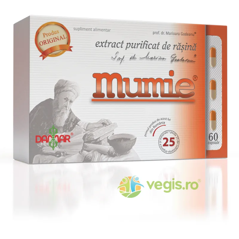 Extract Purificat de Rasina Mumie 60cps DAMAR — preț și oferte