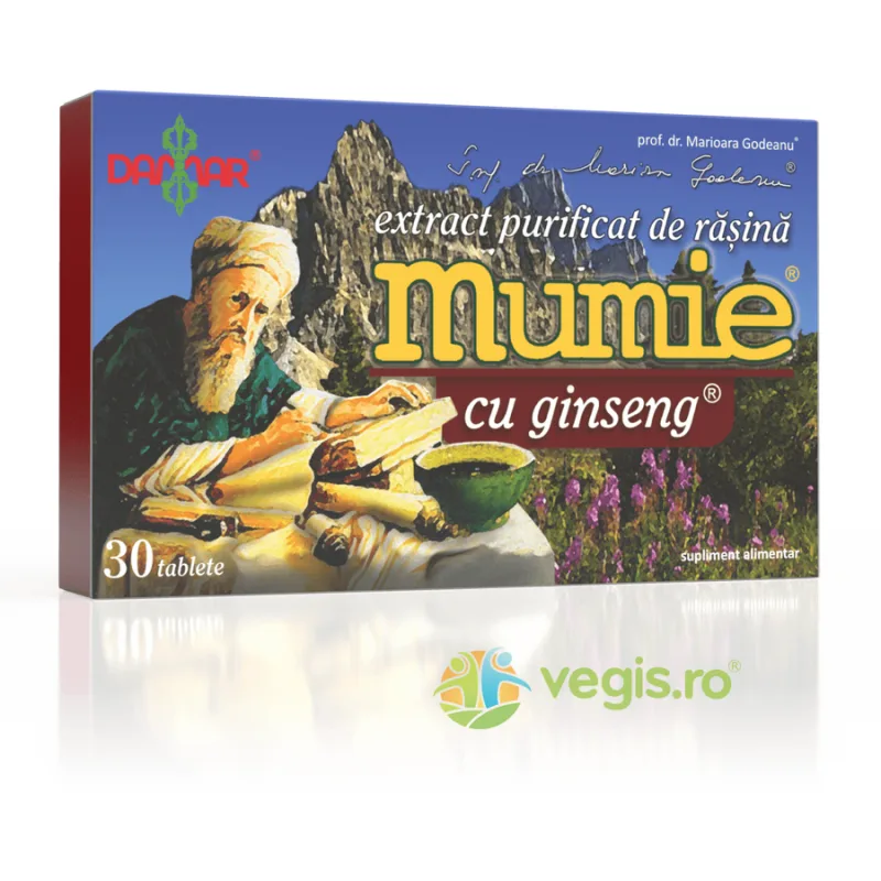 Extract Purificat de Rasina cu Ginseng Mumie 30tb DAMAR — preț și oferte