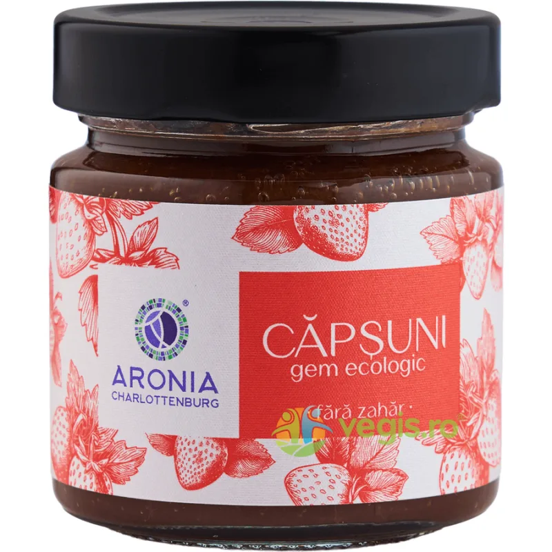 Gem de Capsuni fara Zahar Ecologic/Bio 200g Aronia Charlottenburg — preț și oferte