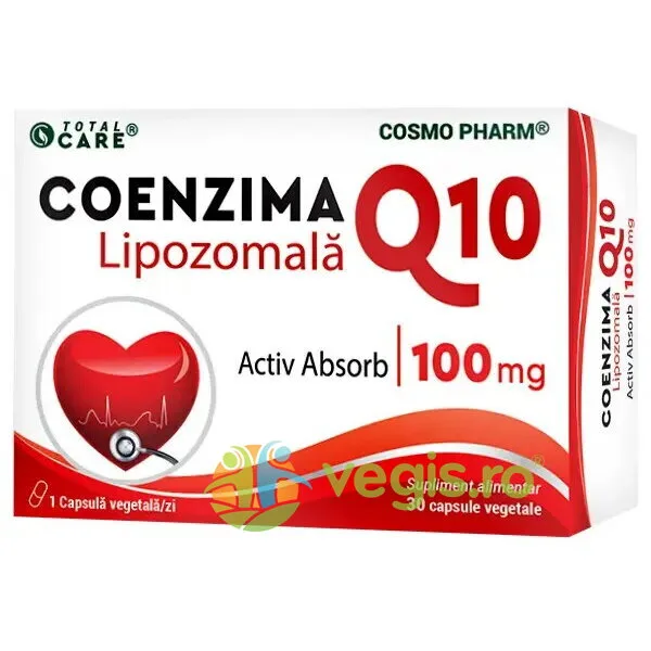 Coenzima Q10 Lipozomala 30cps vegetale COSMO PHARM — preț și oferte