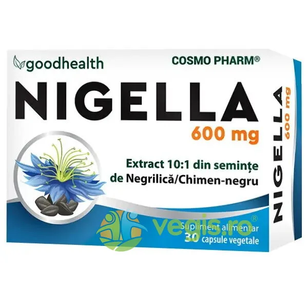 Negrilica (Nigella) 600mg 30cps COSMO PHARM — preț și oferte