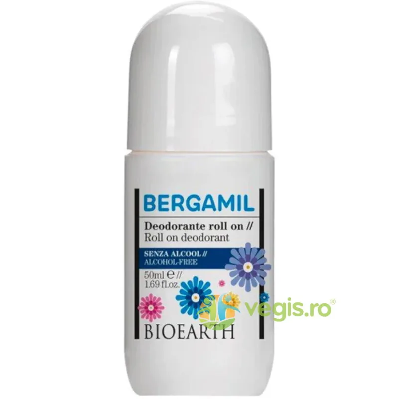 Deodorant fara Aluminiu cu Piatra de Alaun Bergamil 50ml Bioearth — preț și oferte