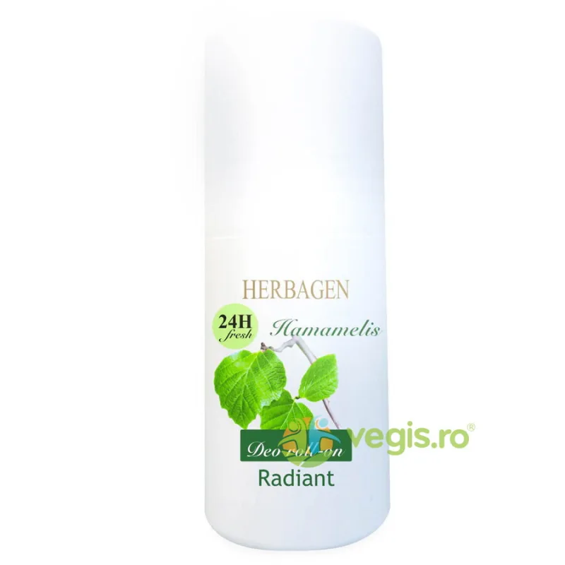 Deodorant Roll-On cu Extract de Hamamelis Radiant 50ml Herbagen — preț și oferte
