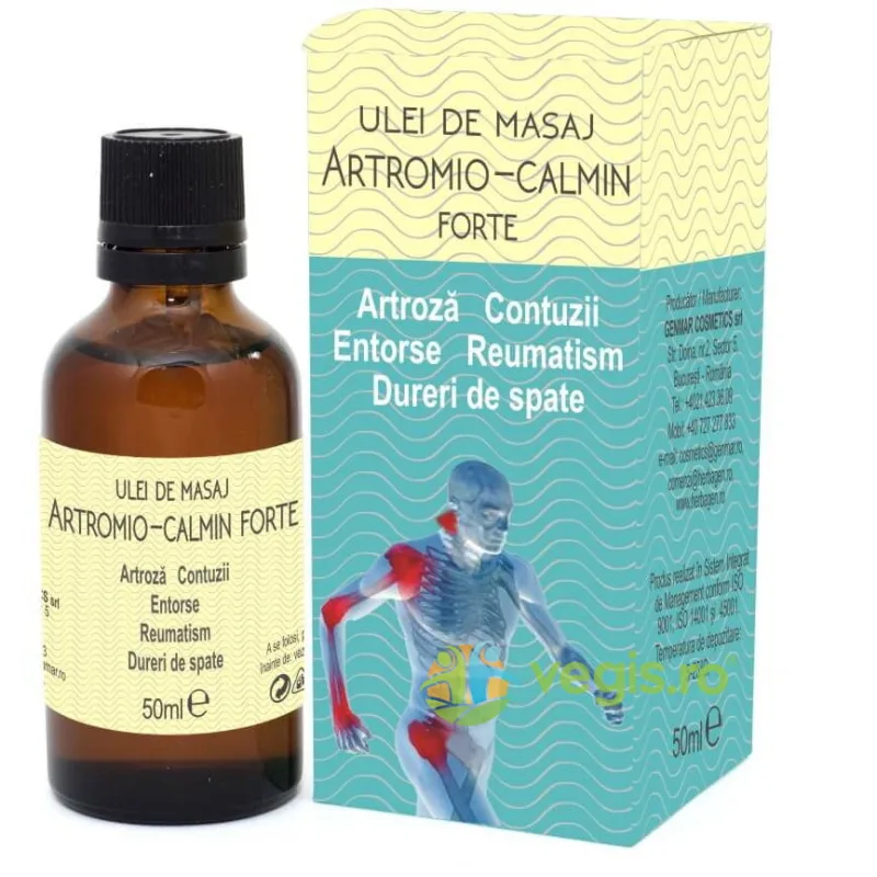 Ulei de Masaj Artromio Calmin Forte 50ml Herbagen — preț și oferte