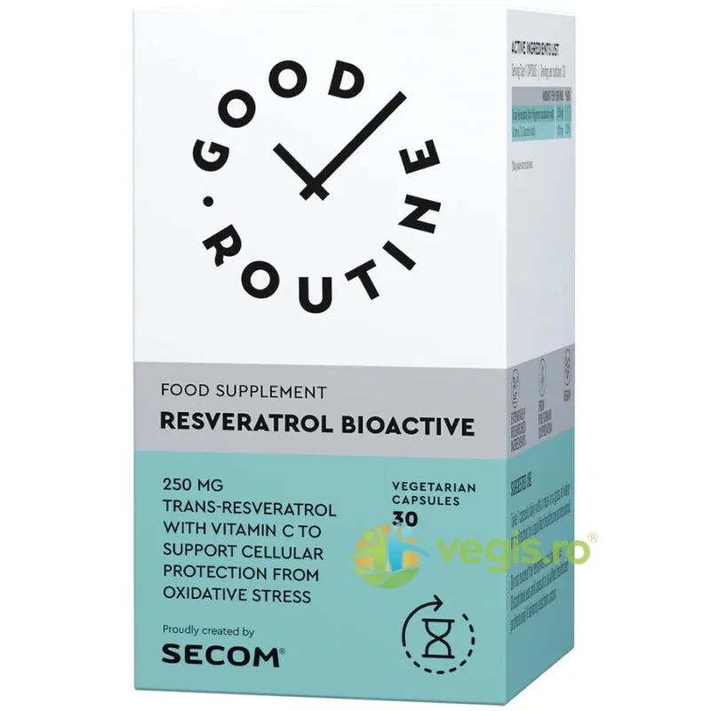 Resveratrol Bioactive 30cps vegetale Secom, GOOD ROUTINE — preț și oferte