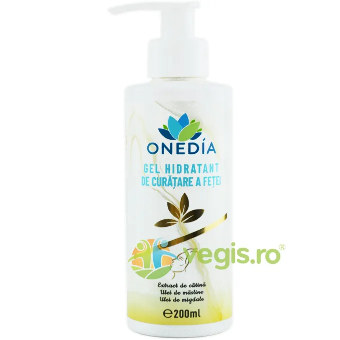 Gel Hidratant de Curatare a Tenului cu Extract de Catina, Ulei de Masline si Ulei de Migdale 200ml Onedia — preț și oferte