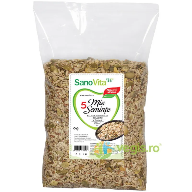 Mix 5 Seminte 1kg SANOVITA — preț și oferte