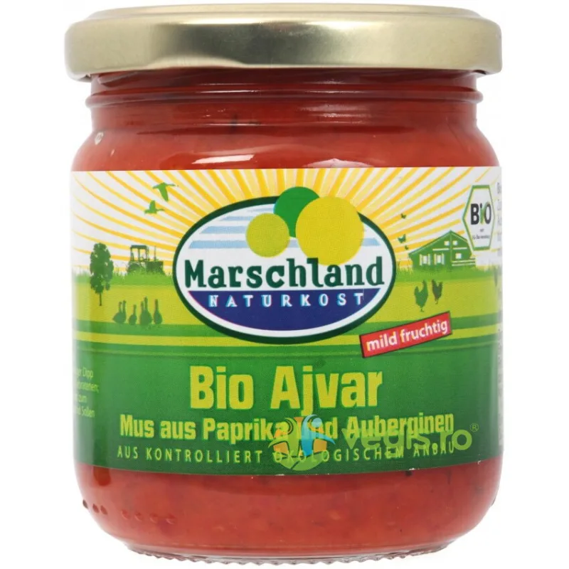 Ajvar Mediu Ecologic/Bio 200g MARSCHLAND — preț și oferte