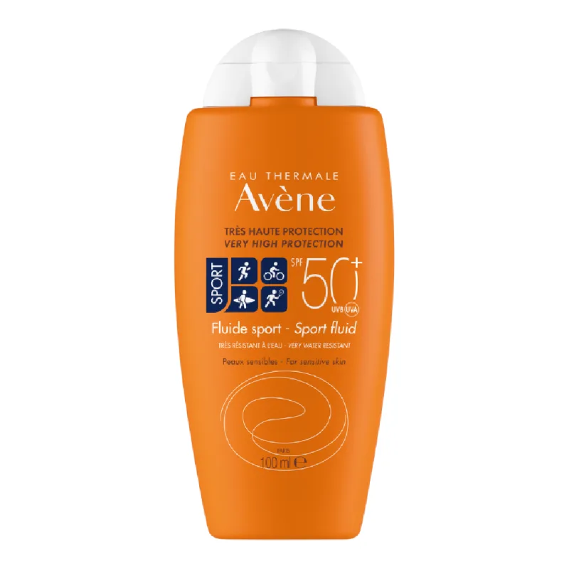 Fluid pentru protectie solara cu SPF 50+ Sport, 100 ml, Avene — preț și oferte