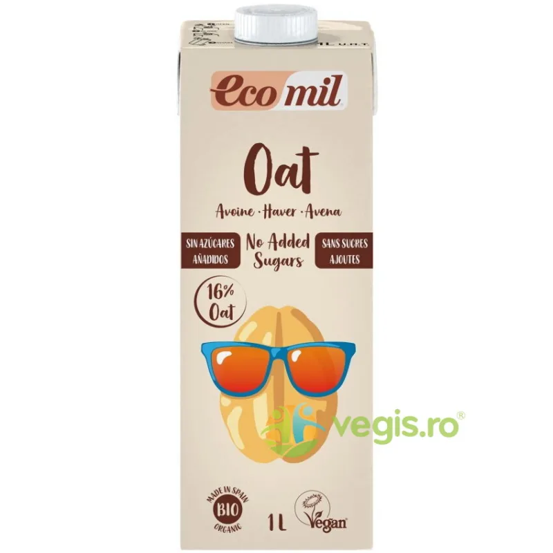 Bautura de Ovaz Natur 16% fara Zahar Ecologica/Bio 1L EcoMil — preț și oferte