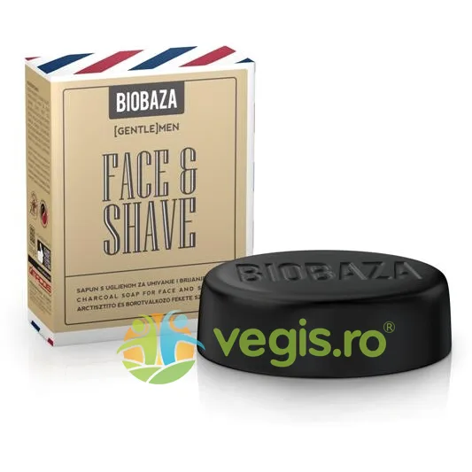 Sapun Natural pentru Ten cu Carbune Activ si Ulei de Dafin 100g BIOBAZA — preț și oferte