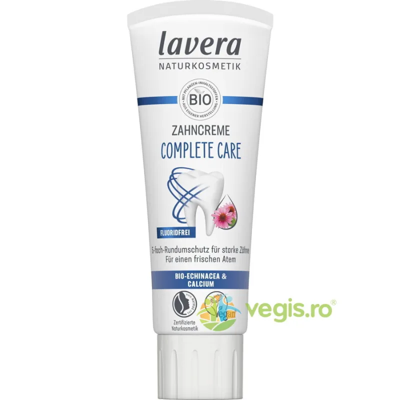 Pasta de Dinti fara Fluor Complete Care 75ml LAVERA — preț și oferte