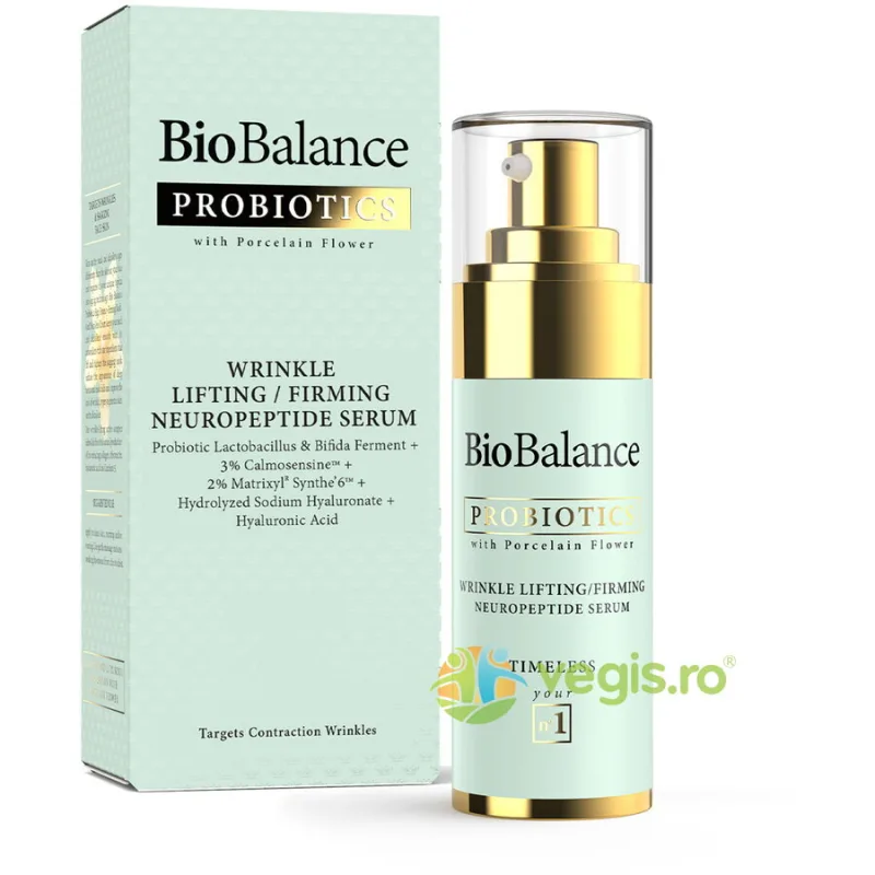 Ser Antirid pentru Fermitate cu Neuropeptide si Probiotice Probiotics 30ml BIO BALANCE — preț și oferte