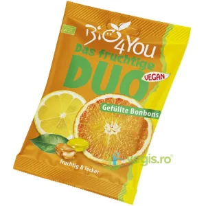 Bomboane Duo cu Portocala si Lamaie Ecologice/Bio 75g