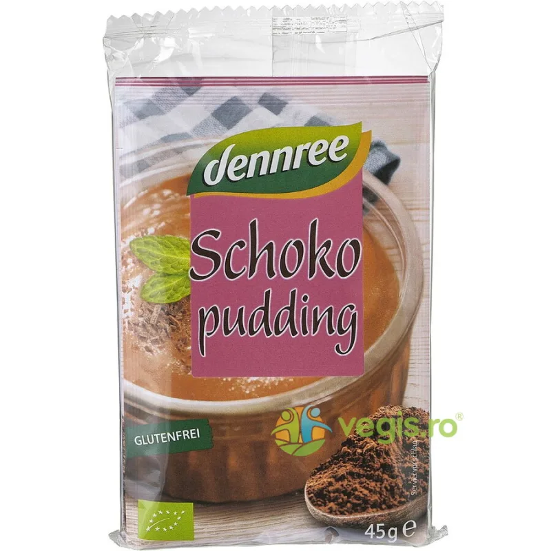 Budinca de Cacao fara Gluten Ecologica/Bio 135g Dennree — preț și oferte