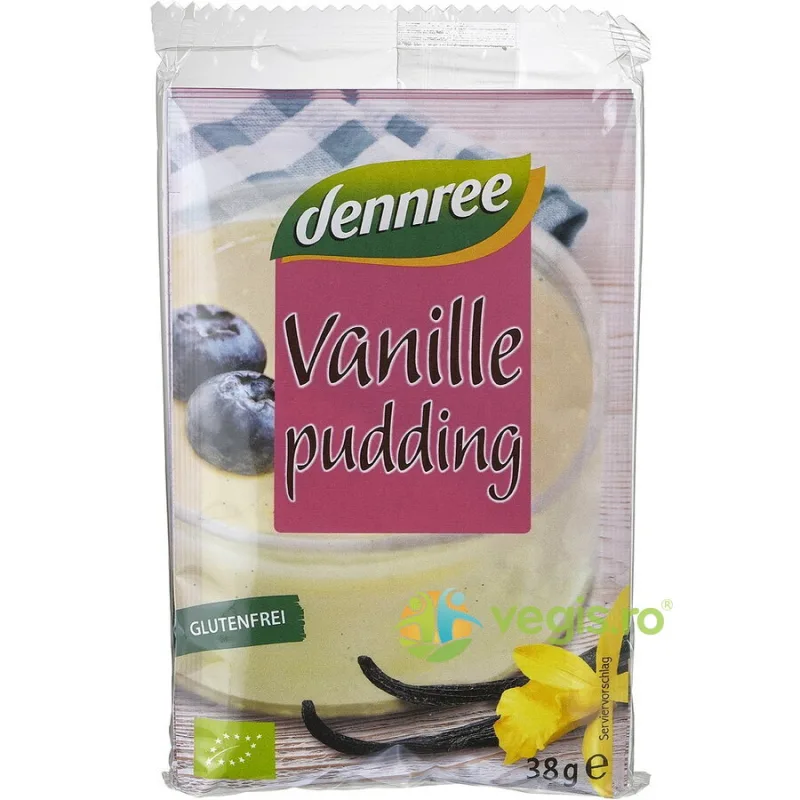 Budinca de Vanilie fara Gluten Ecologica/Bio 114g Dennree — preț și oferte