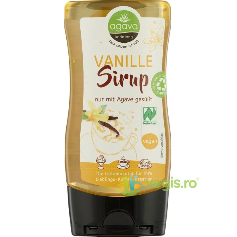 Sirop de Vanilie cu Agave Ecologic/Bio 350g Agava Karin Lang — preț și oferte