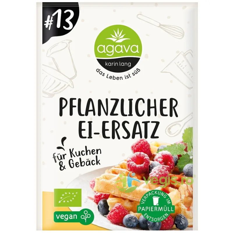 Inlocuitor Vegan pentru Oua Ecologic/Bio 20g Agava Karin Lang — preț și oferte