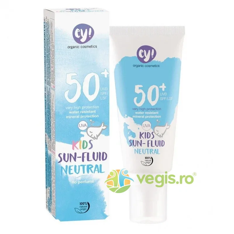 Spray Protectie Solara SPF50 pentru Piele foarte Sensibila pentru Bebelusi si Copii fara Parfum 100ml ECO COSMETICS — preț și oferte