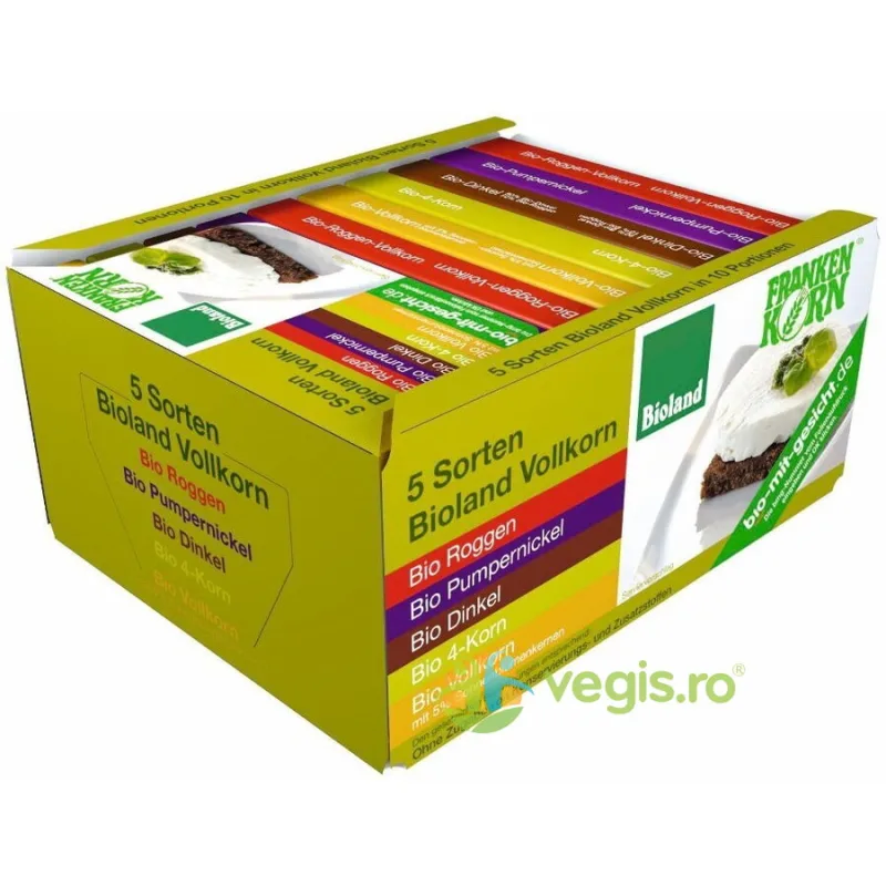 Set 5 Sortimente de Paine Ecologica/Bio 500g FRANKENKORN — preț și oferte