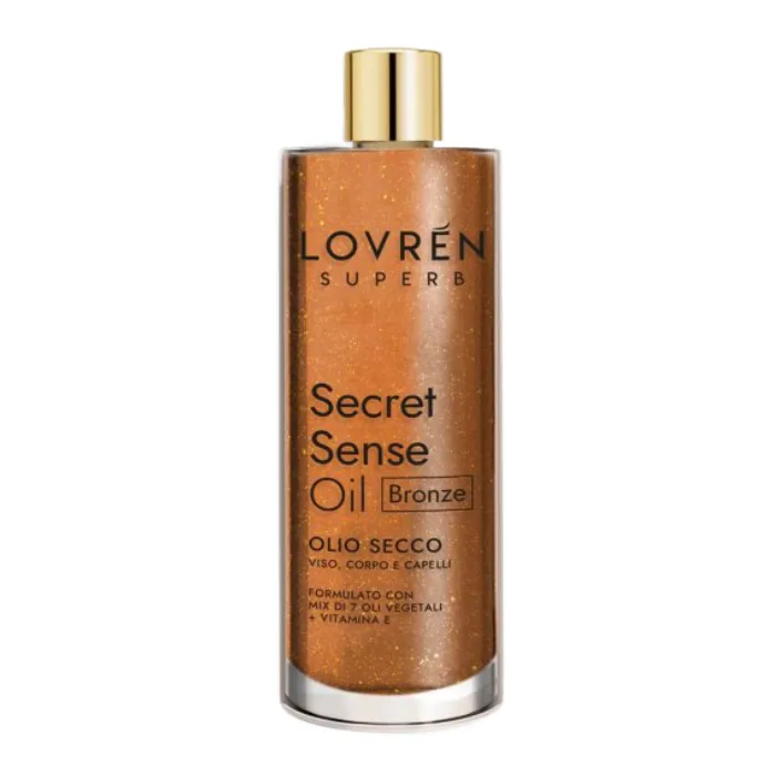Ulei uscat fata, corp si par cu particule aurii, 100ml, Lovren — preț și oferte